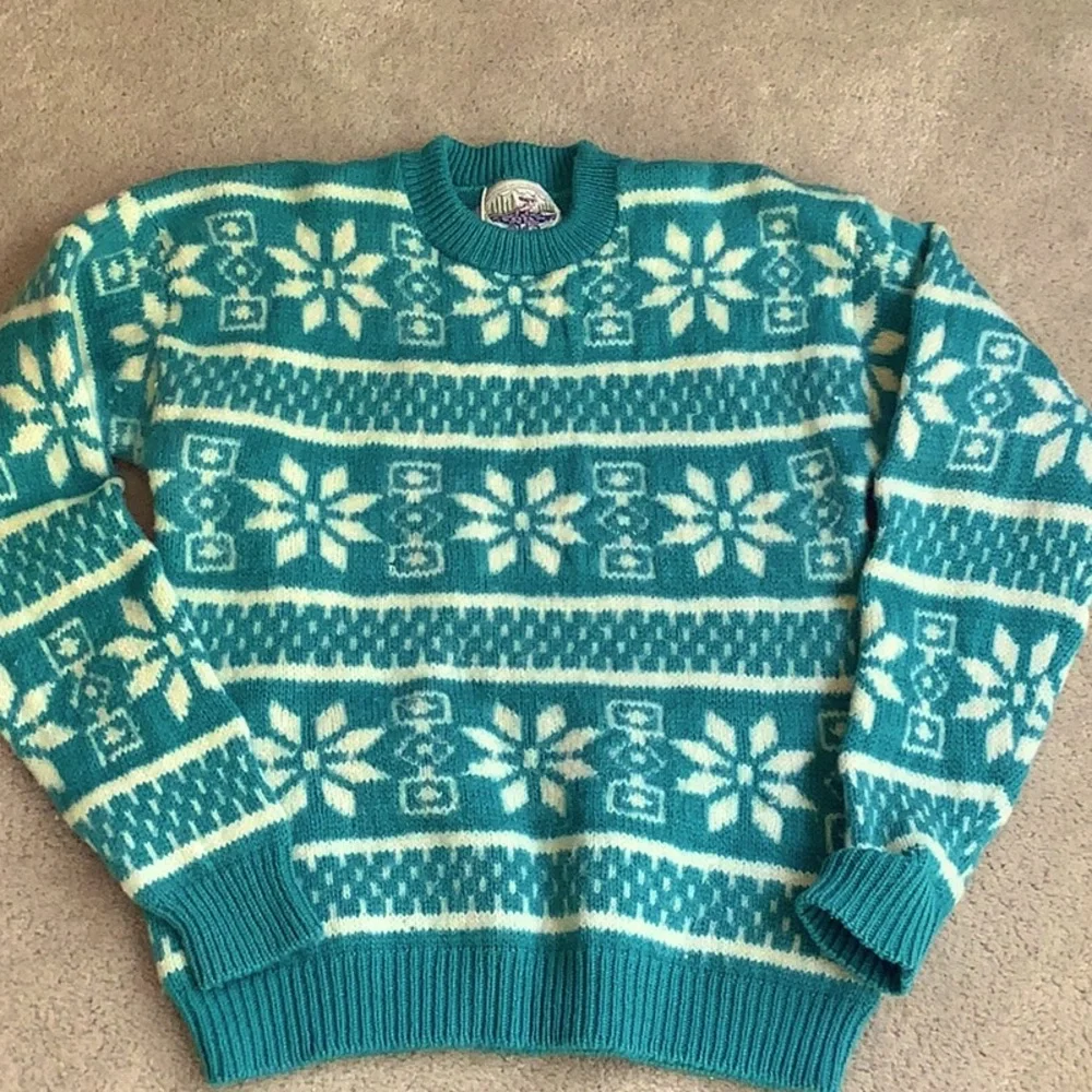 Vintage Wool Sweater. Merrimac Valley, New England Sz M